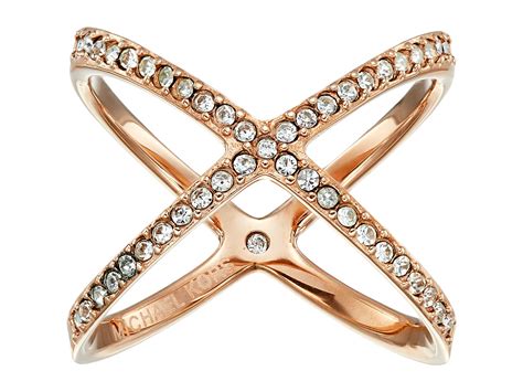 Michael kors brilliance pave x ring + FREE SHIPPING 